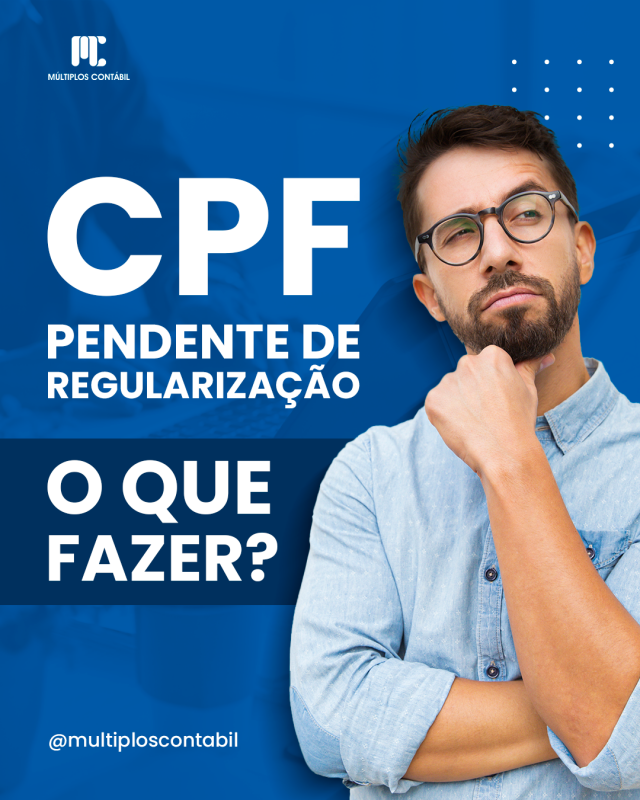 CPF PEDENTEDE DE REGULARIZAÇÃO