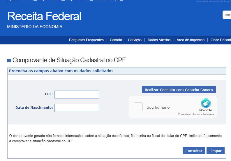 consultar cpf